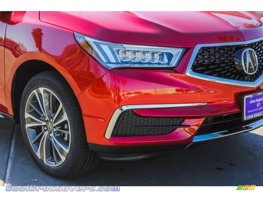 2019 MDX  - Performance Red Pearl / Parchment photo #11