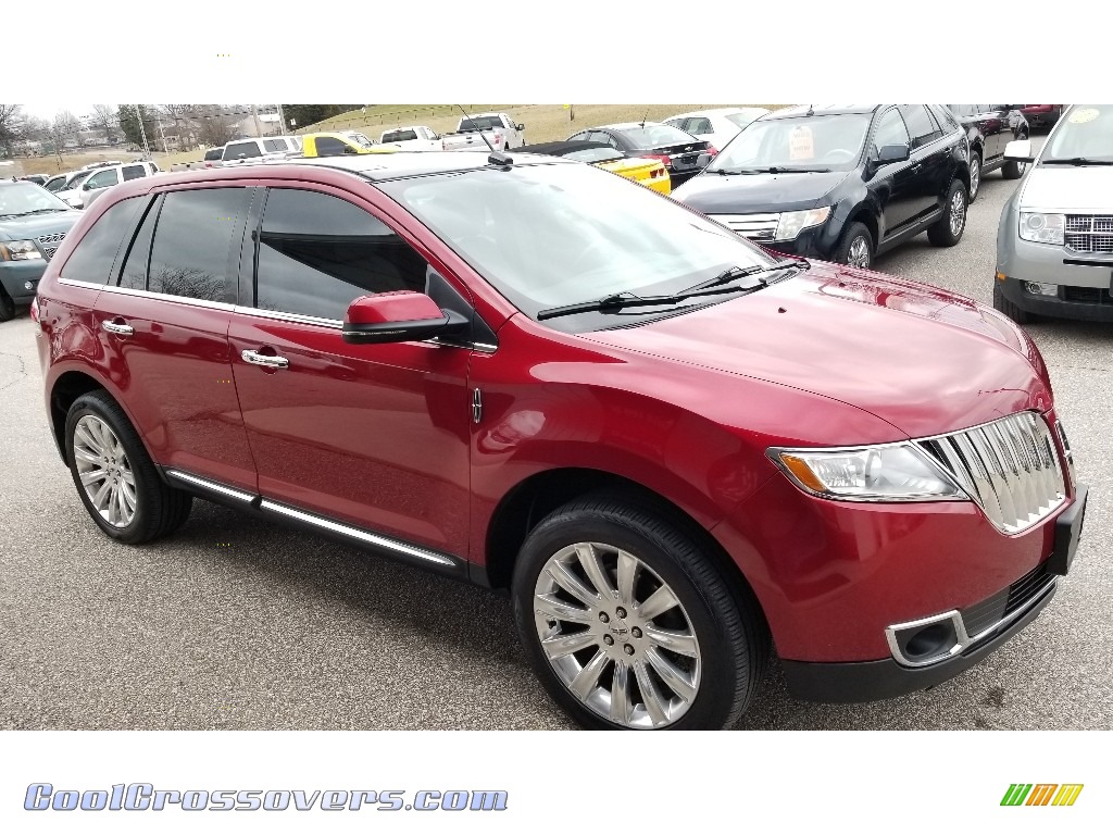 2013 MKX AWD - Ruby Red Tinted Tri-Coat / Limited Edition Bronze Metallic/Charcoal Black photo #8