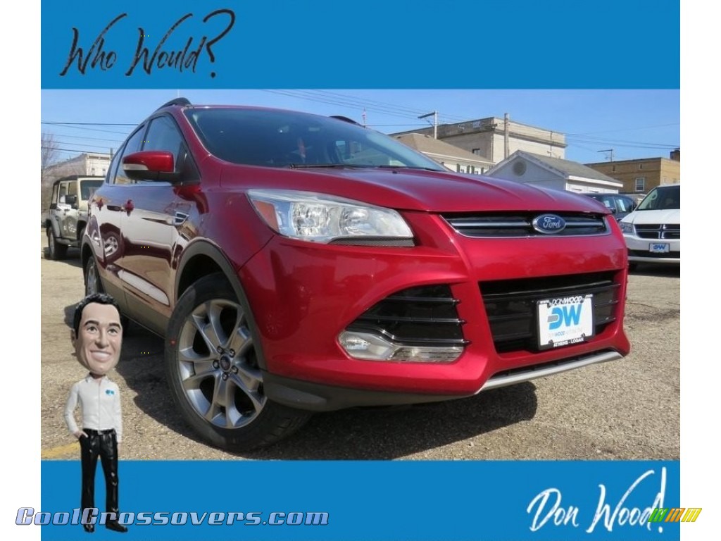 Ruby Red Metallic / Charcoal Black Ford Escape SEL 2.0L EcoBoost