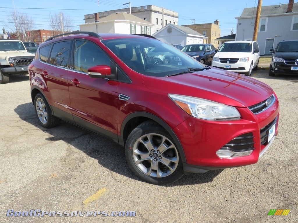 2013 Escape SEL 2.0L EcoBoost - Ruby Red Metallic / Charcoal Black photo #3