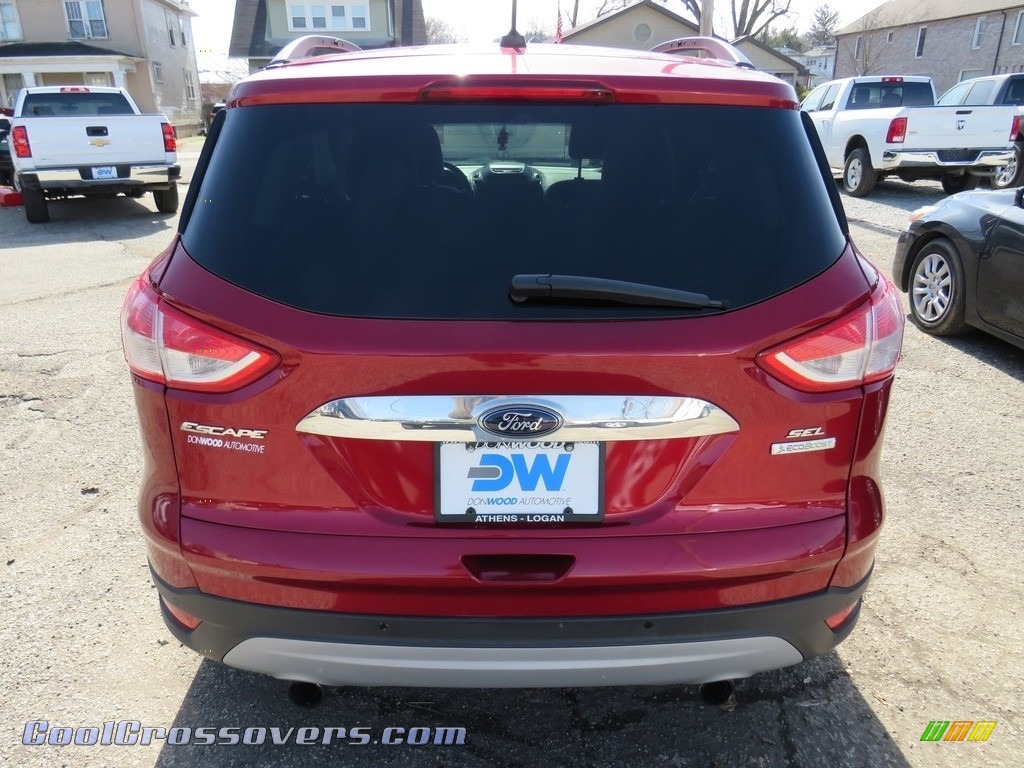 2013 Escape SEL 2.0L EcoBoost - Ruby Red Metallic / Charcoal Black photo #11