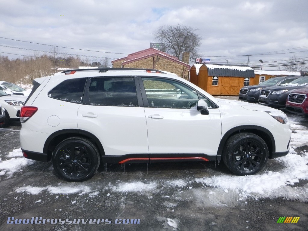 2019 Forester 2.5i Sport - Crystal White Pearl / Gray Sport photo #6