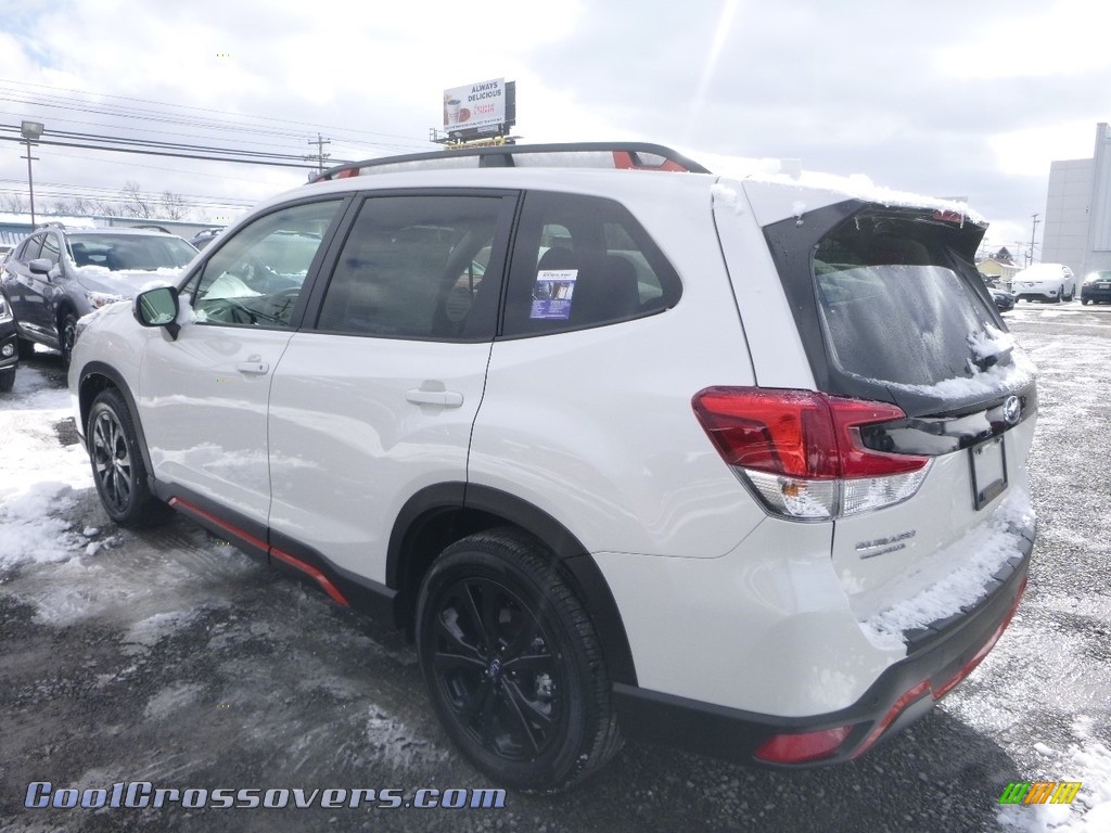 2019 Forester 2.5i Sport - Crystal White Pearl / Gray Sport photo #9