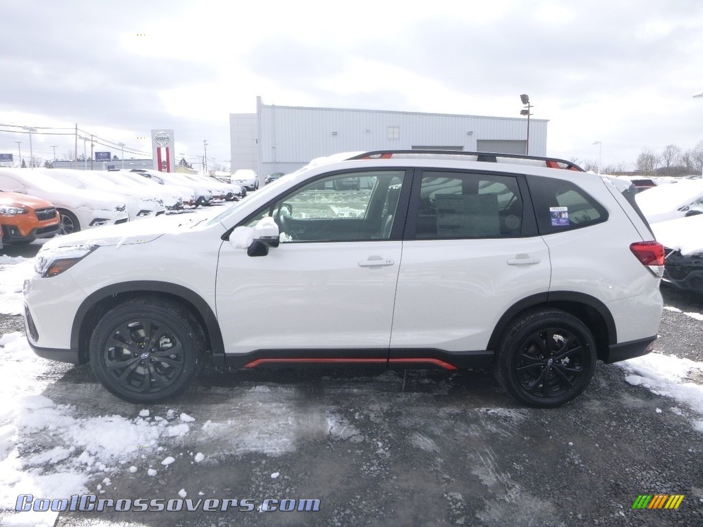 2019 Forester 2.5i Sport - Crystal White Pearl / Gray Sport photo #10