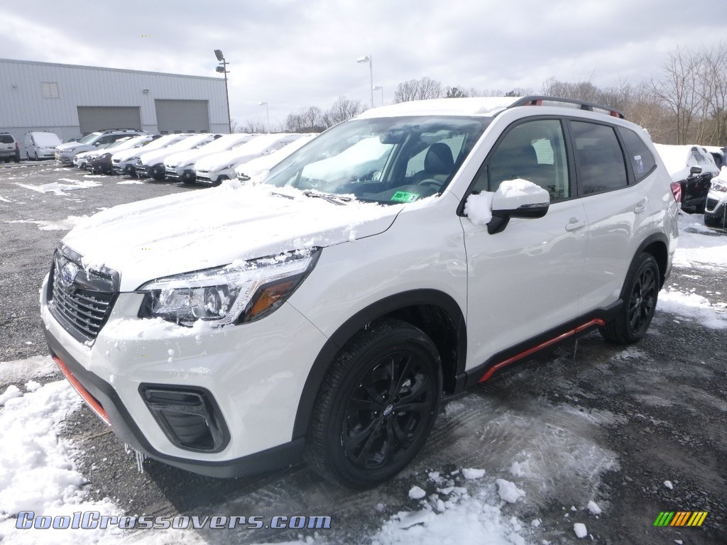 2019 Forester 2.5i Sport - Crystal White Pearl / Gray Sport photo #11