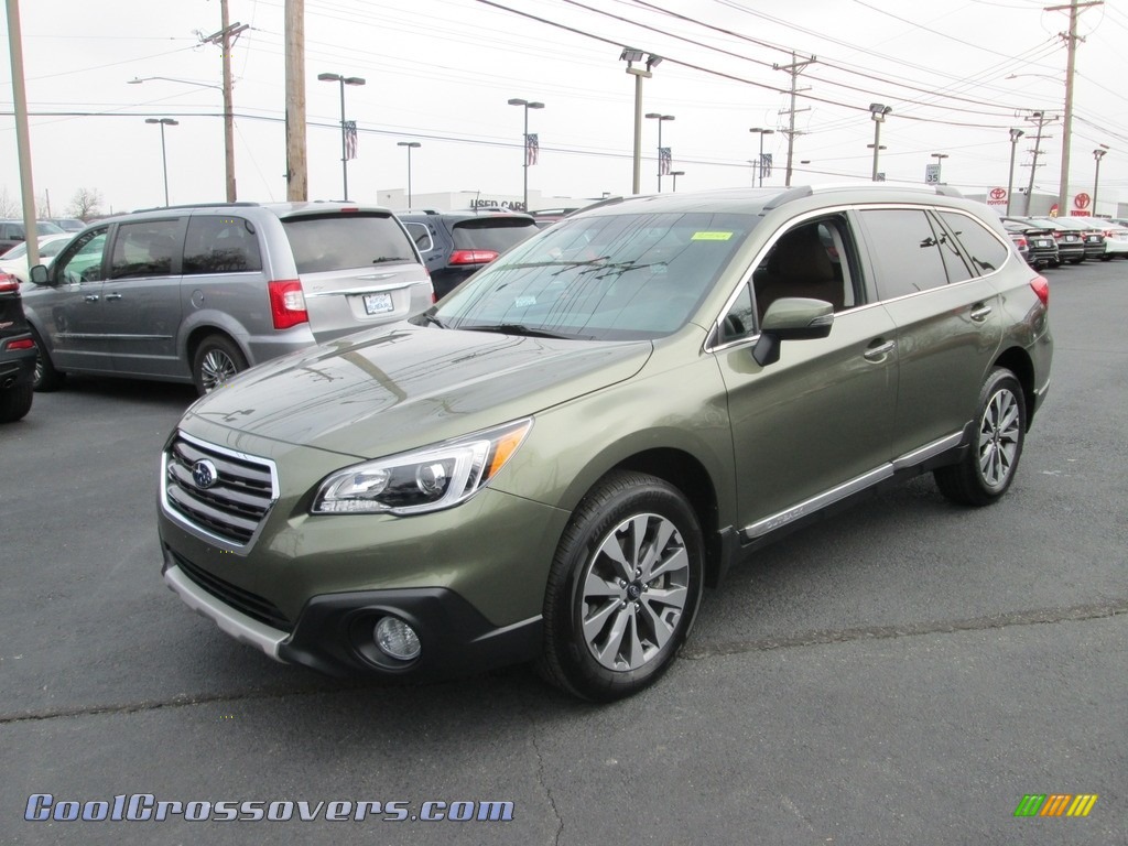 2017 Outback 2.5i Touring - Wilderness Green Metallic / Java Brown photo #2