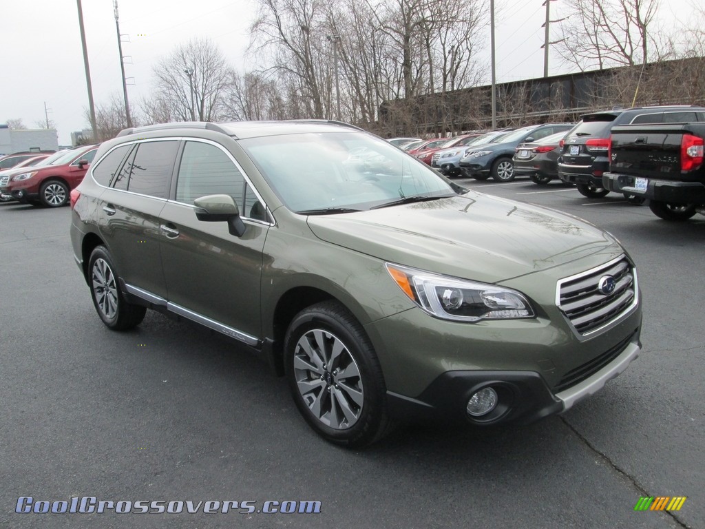 2017 Outback 2.5i Touring - Wilderness Green Metallic / Java Brown photo #4