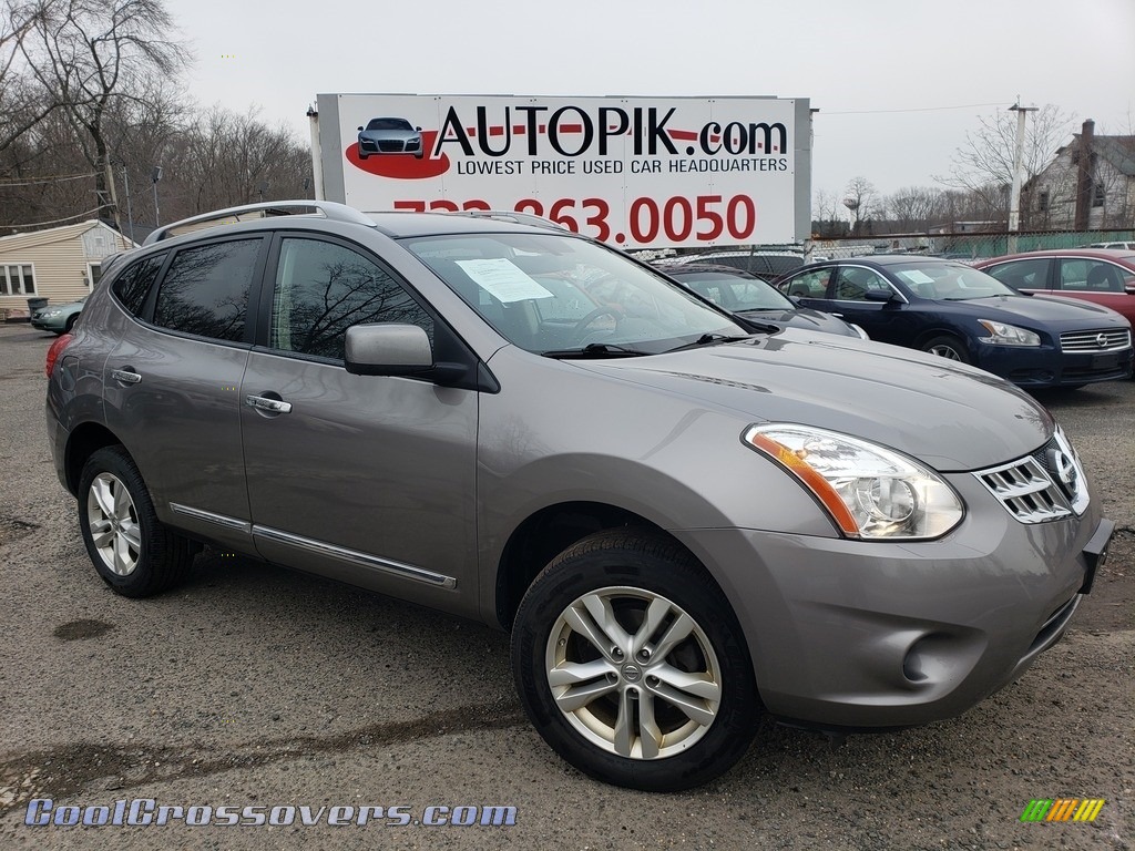 2013 Rogue SV AWD - Frosted Steel / Black photo #1