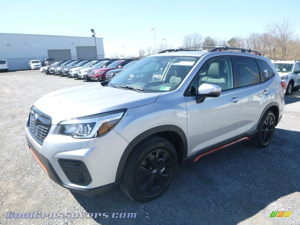 2019 Forester 2.5i Sport - Ice Silver Metallic / Gray Sport photo #8