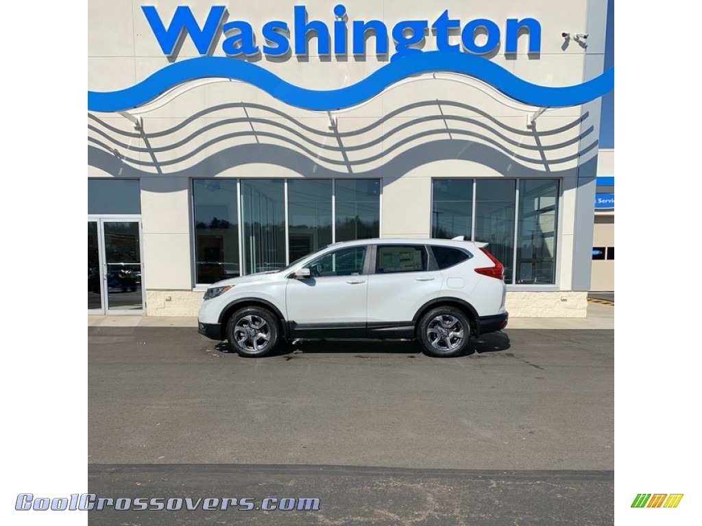 2019 CR-V EX AWD - Platinum White Pearl / Ivory photo #1