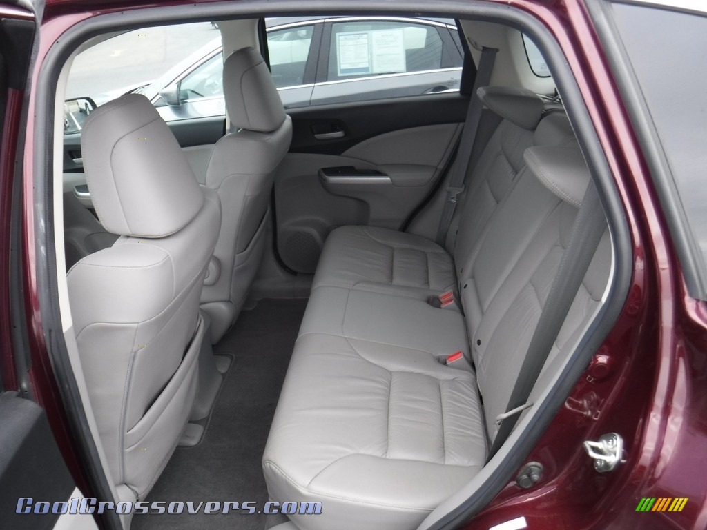2013 CR-V EX-L AWD - Basque Red Pearl II / Gray photo #22
