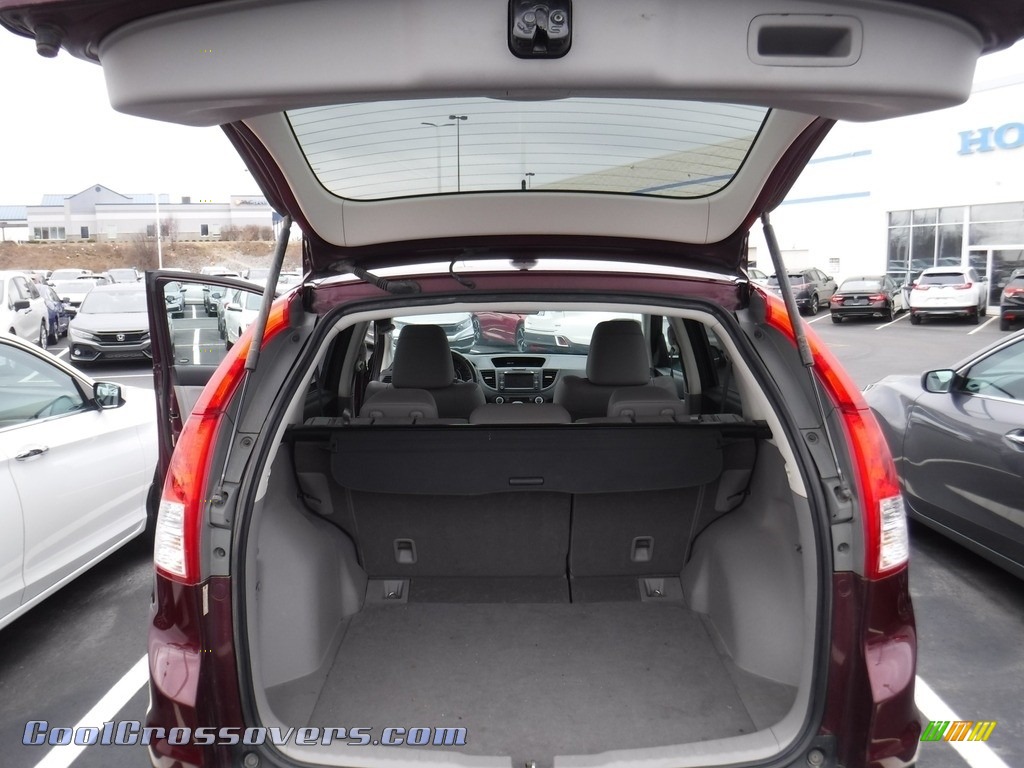 2013 CR-V EX-L AWD - Basque Red Pearl II / Gray photo #23