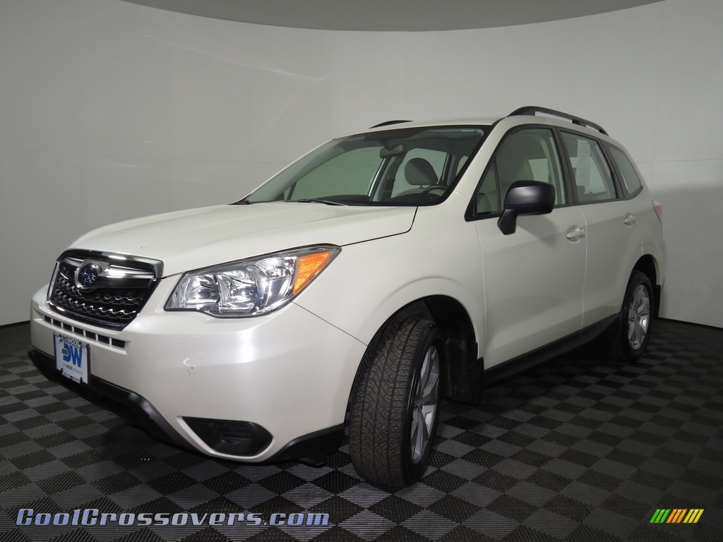 2015 Forester 2.5i - Satin White Pearl / Gray photo #21
