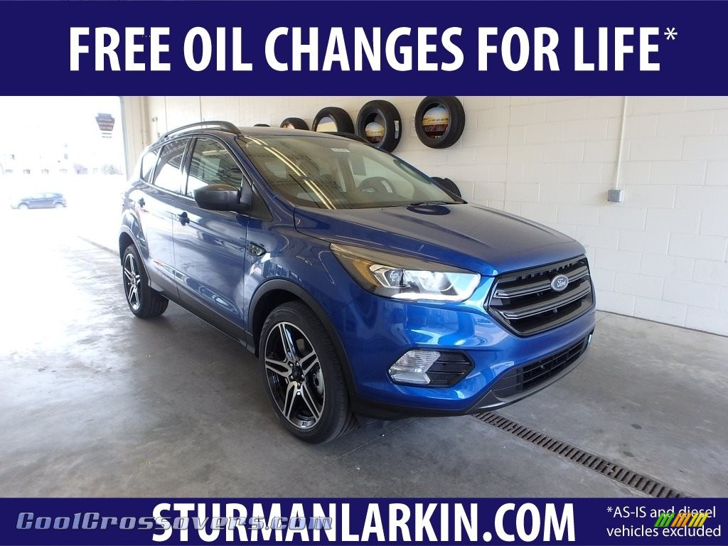 Lightning Blue / Chromite Gray/Charcoal Black Ford Escape SEL 4WD