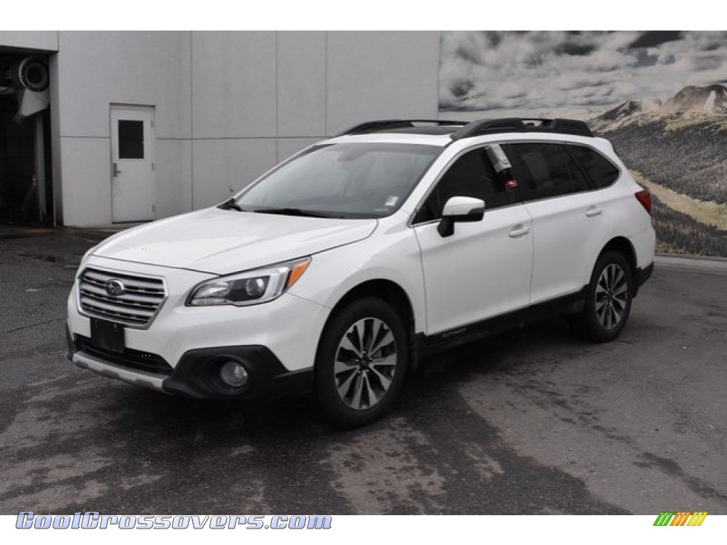 2017 Outback 2.5i Limited - Crystal White Pearl / Warm Ivory photo #2