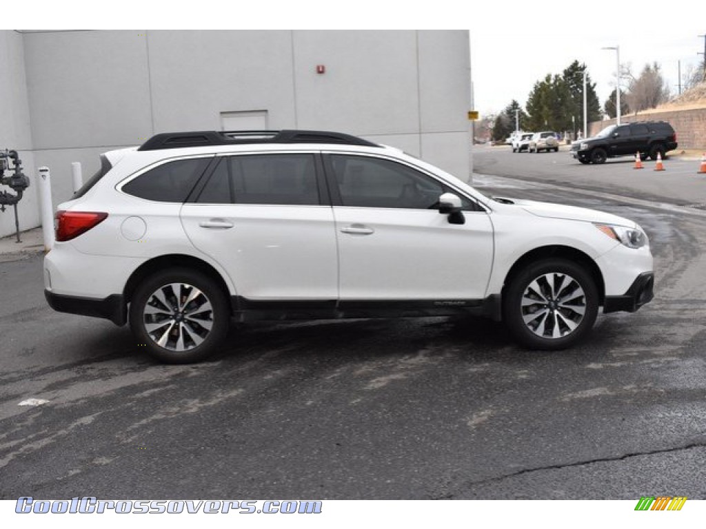 2017 Outback 2.5i Limited - Crystal White Pearl / Warm Ivory photo #7