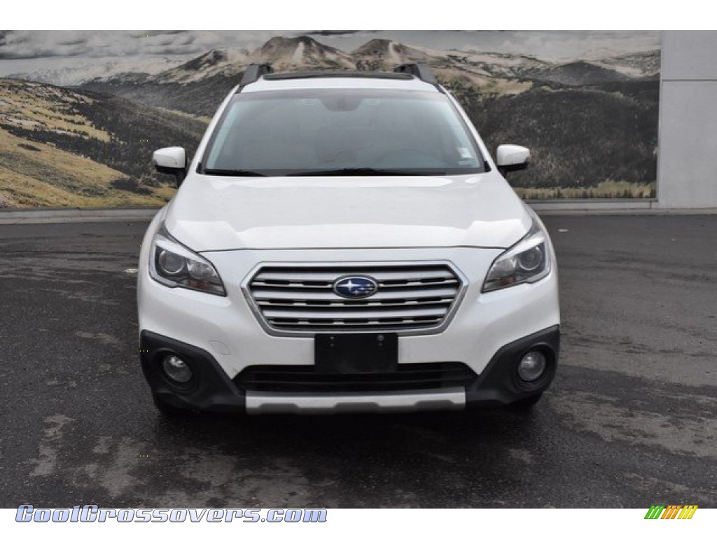 2017 Outback 2.5i Limited - Crystal White Pearl / Warm Ivory photo #8