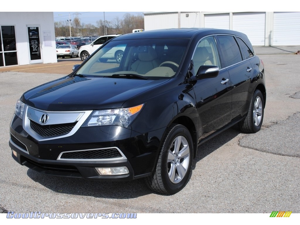 2010 MDX  - Crystal Black Pearl / Parchment photo #1