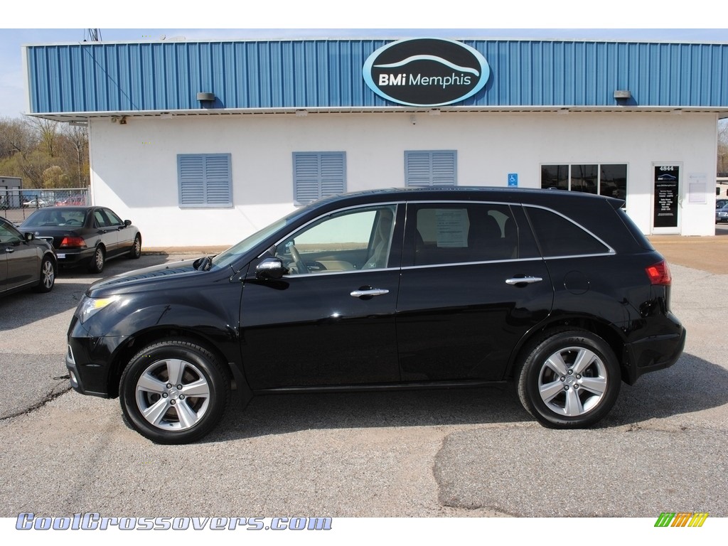 2010 MDX  - Crystal Black Pearl / Parchment photo #2