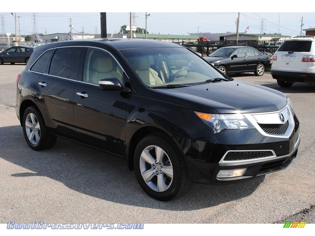 2010 MDX  - Crystal Black Pearl / Parchment photo #7