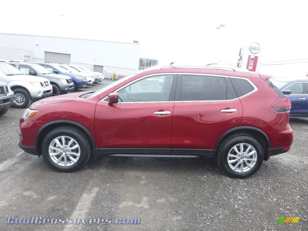2019 Rogue SV AWD - Scarlet Ember / Charcoal photo #7