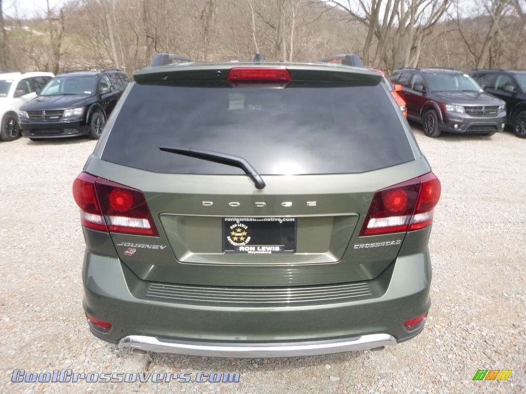 2019 Journey Crossroad AWD - Olive Green Pearl / Black photo #4
