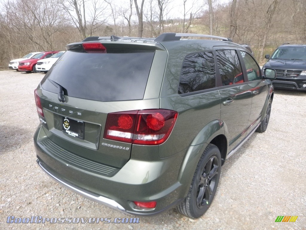 2019 Journey Crossroad AWD - Olive Green Pearl / Black photo #5