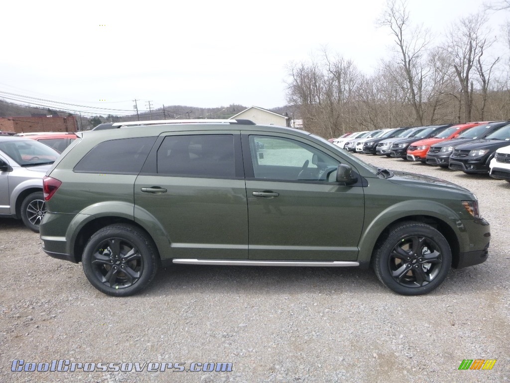 2019 Journey Crossroad AWD - Olive Green Pearl / Black photo #6