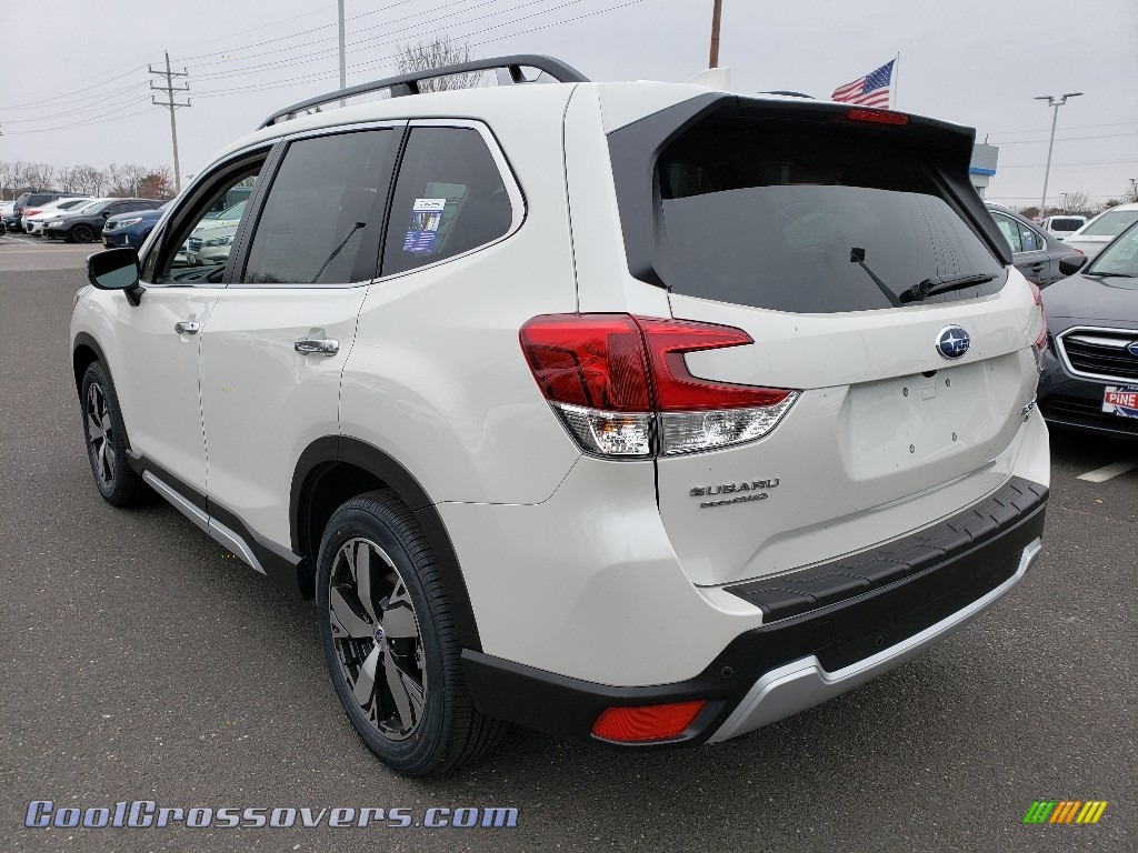 2019 Forester 2.5i Touring - Crystal White Pearl / Black photo #4
