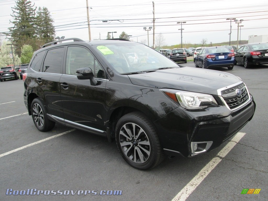 2018 Forester 2.0XT Touring - Crystal Black Silica / Brown photo #4