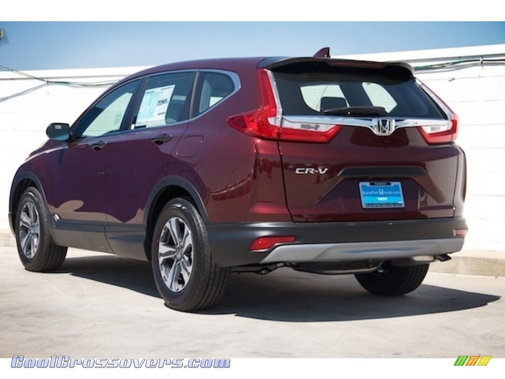 2019 CR-V LX - Basque Red Pearl II / Gray photo #2