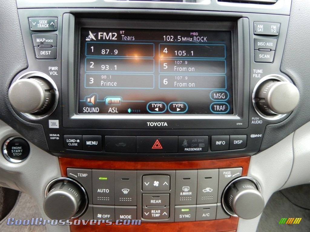 2008 Highlander Limited 4WD - Blizzard White Pearl / Ash Gray photo #26