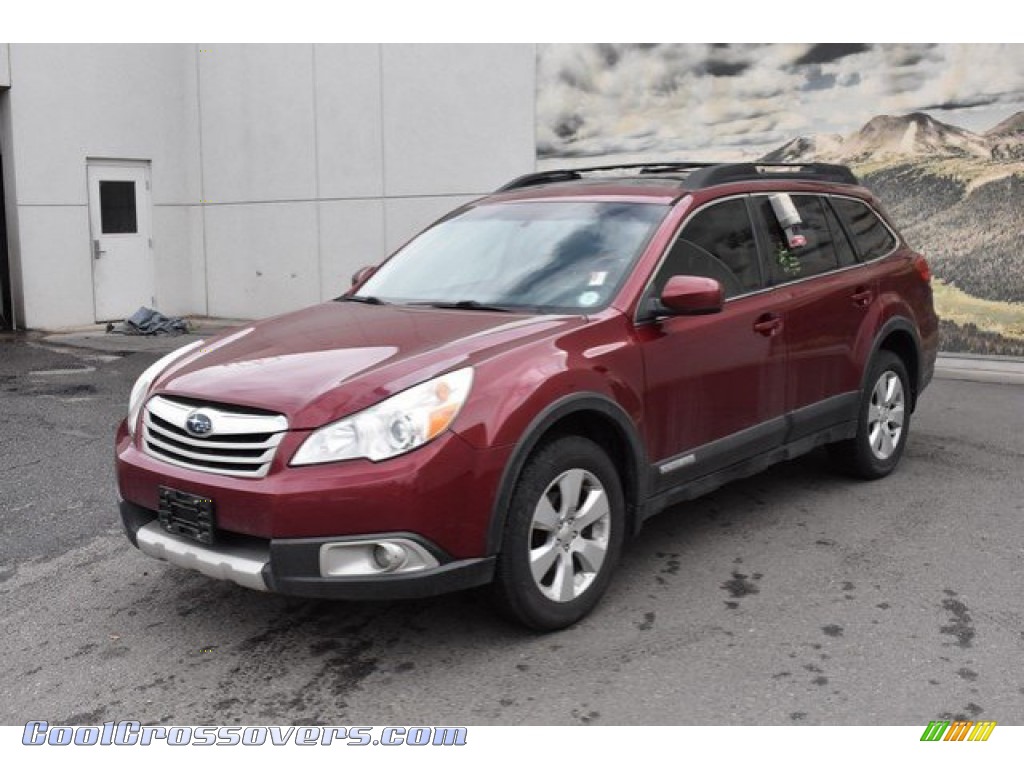 2011 Outback 2.5i Limited Wagon - Ruby Red Pearl / Warm Ivory photo #2