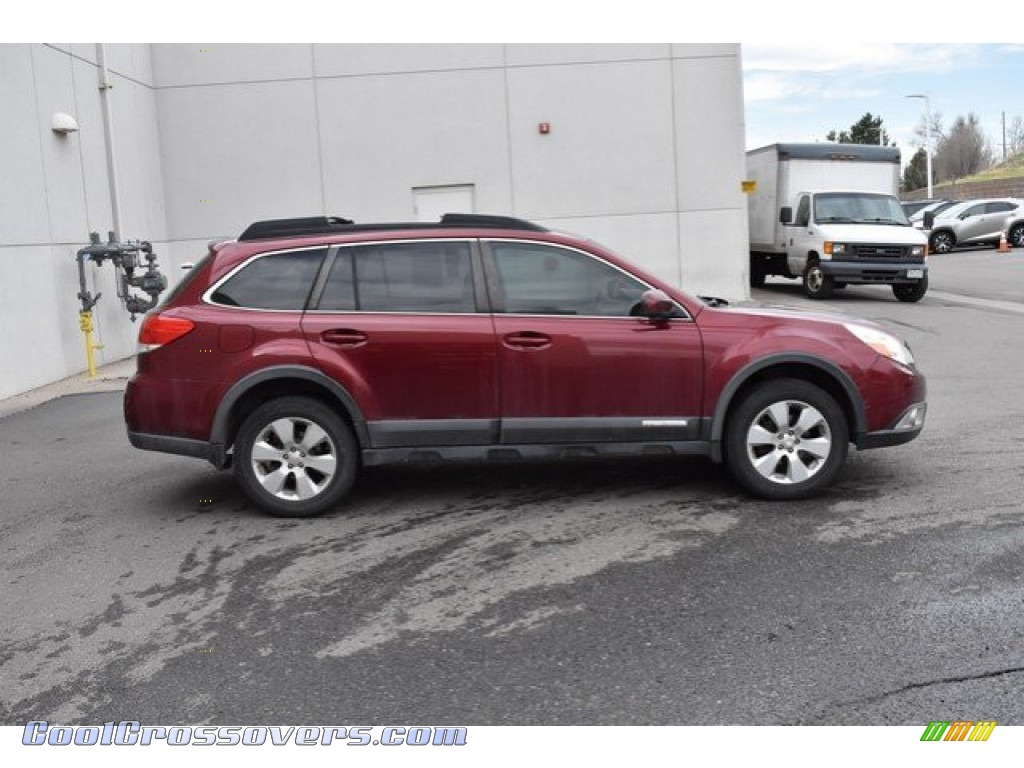 2011 Outback 2.5i Limited Wagon - Ruby Red Pearl / Warm Ivory photo #7