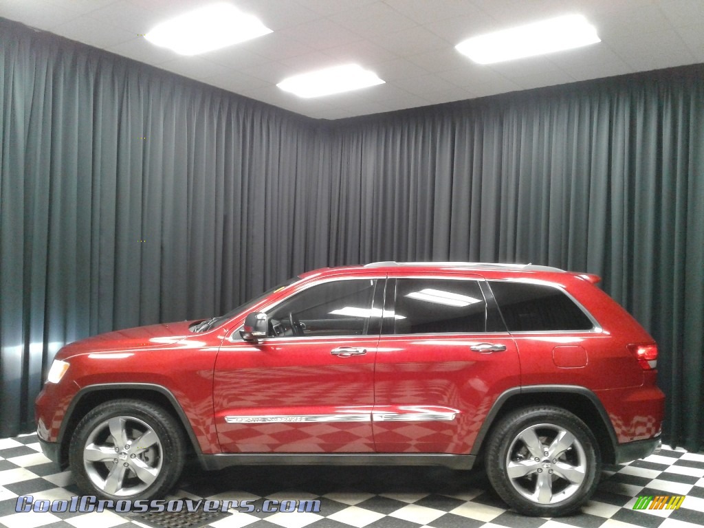 Inferno Red Crystal Pearl / Black/Light Frost Beige Jeep Grand Cherokee Limited 4x4