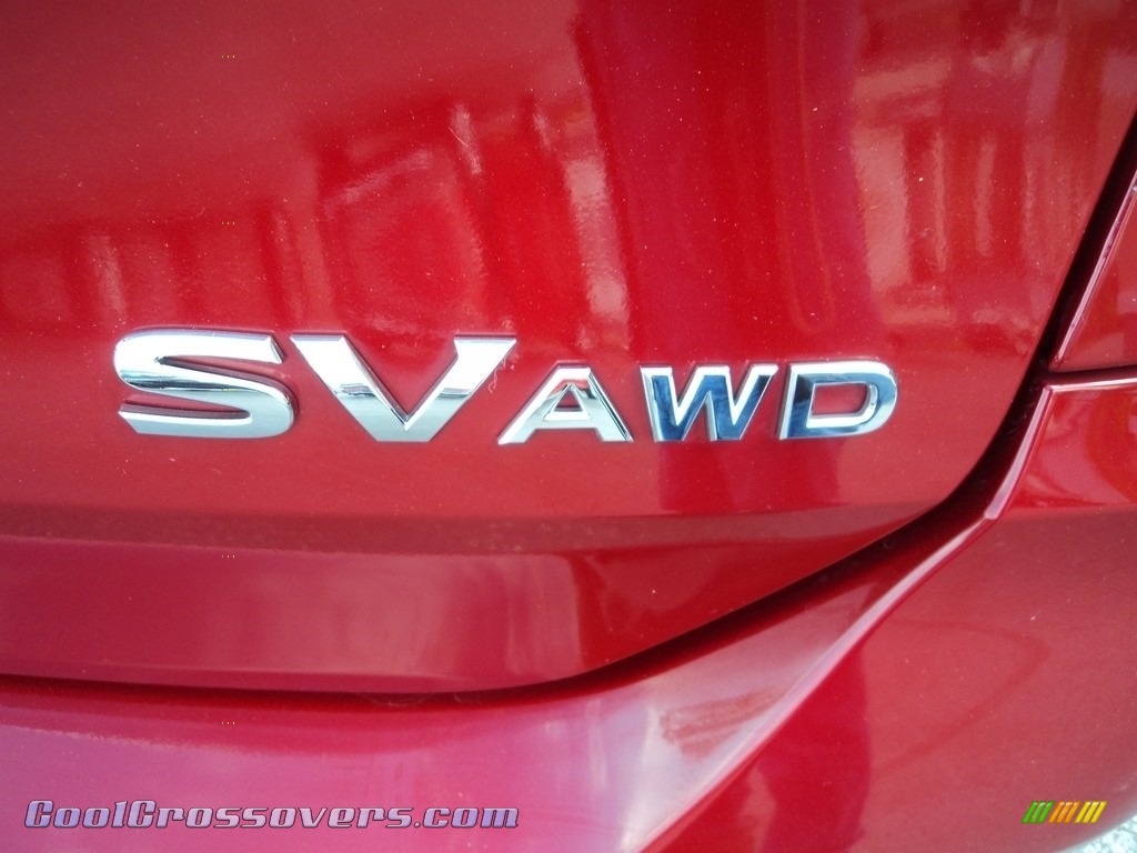 2017 Rogue SV AWD - Palatial Ruby / Charcoal photo #28