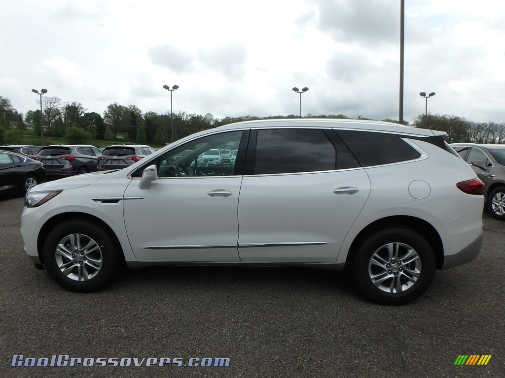 2019 Enclave Essence AWD - White Frost Tricoat / Shale/Ebony Accents photo #9