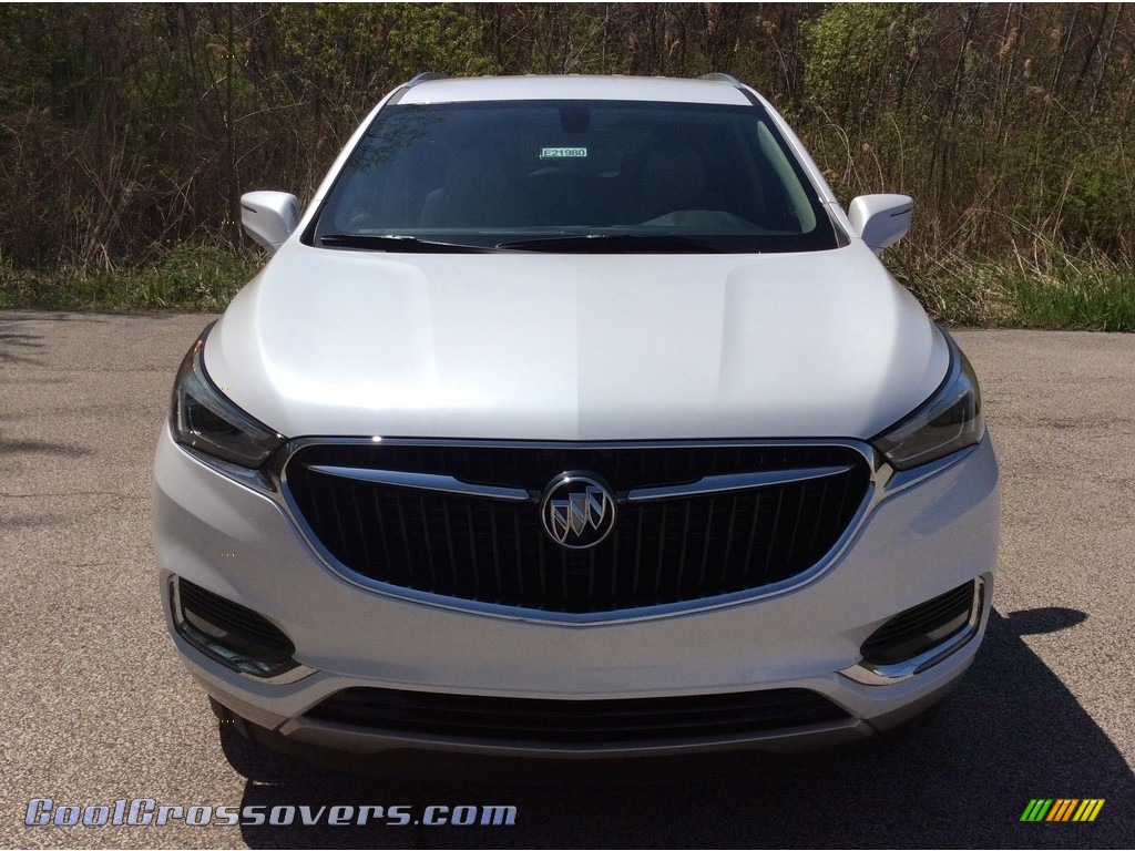 2019 Enclave Essence AWD - White Frost Tricoat / Shale/Ebony Accents photo #6