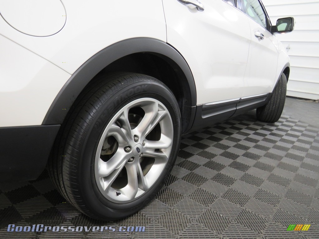 2014 Explorer Limited 4WD - White Platinum / Medium Light Stone photo #19