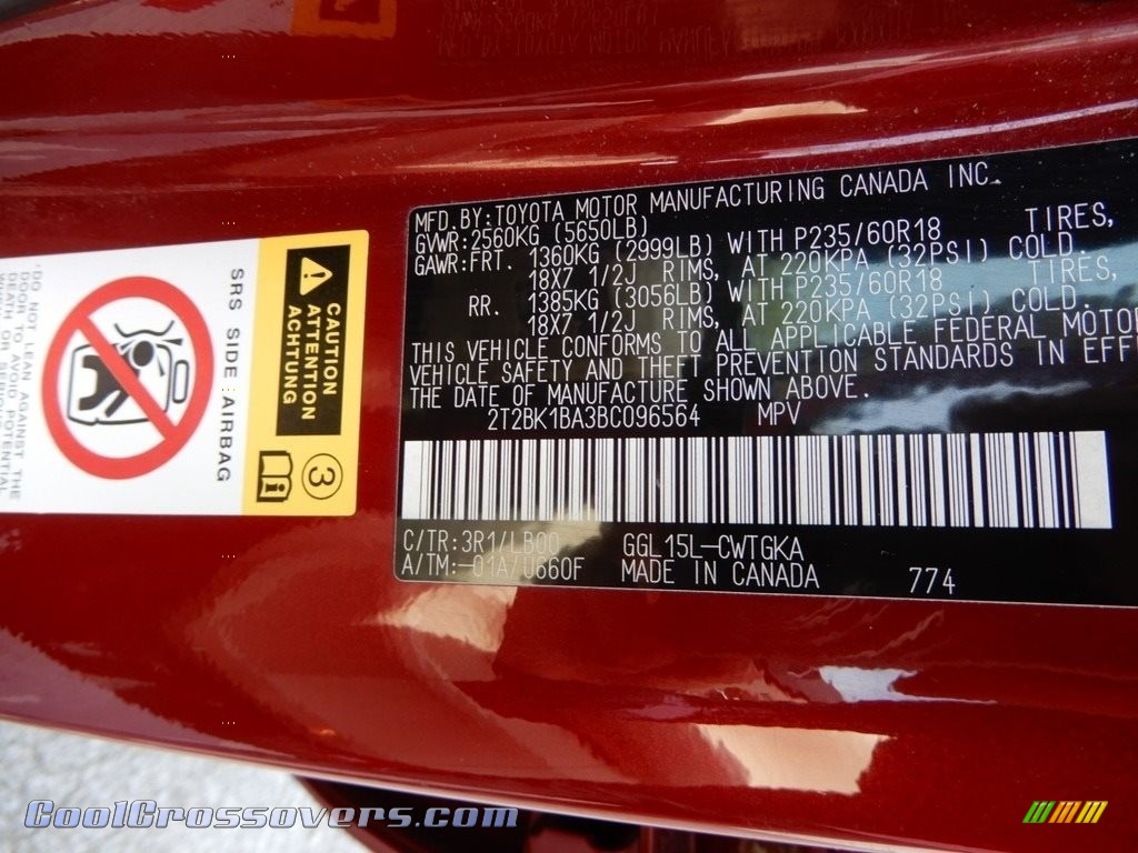 2011 RX 350 AWD - Matador Red Mica / Parchment photo #27