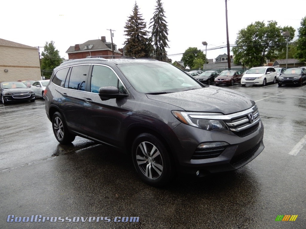 2016 Pilot EX AWD - Modern Steel Metallic / Gray photo #1 2016 Pilot EX AWD - Modern Steel Metallic / Gray photo #1