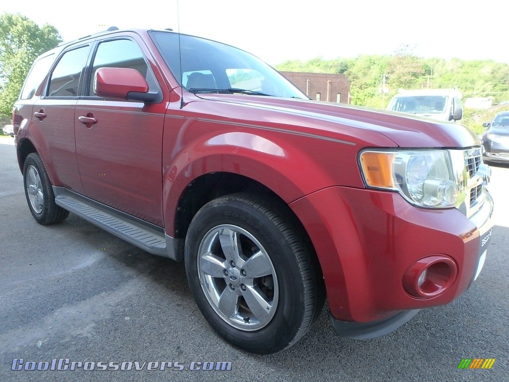 2010 Escape Limited V6 4WD - Sangria Red Metallic / Charcoal Black photo #1