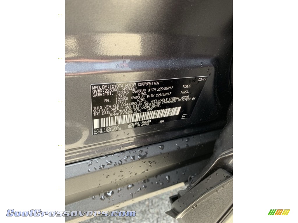 2019 RAV4 LE AWD Hybrid - Magnetic Gray Metallic / Black photo #14