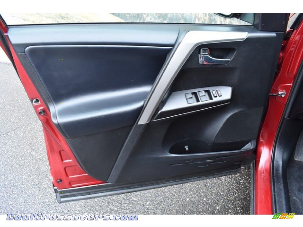 2018 RAV4 XLE AWD - Ruby Flare Pearl / Black photo #25
