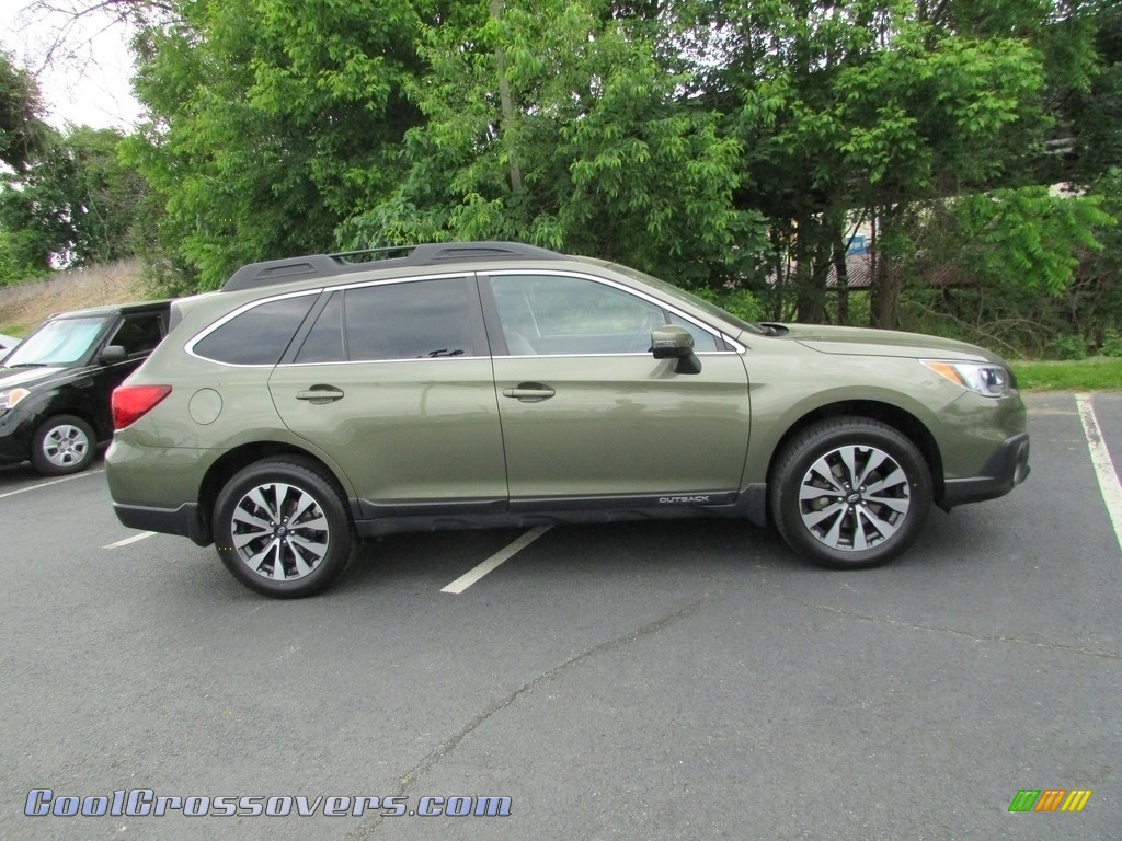 2017 Outback 2.5i Limited - Wilderness Green Metallic / Warm Ivory photo #5