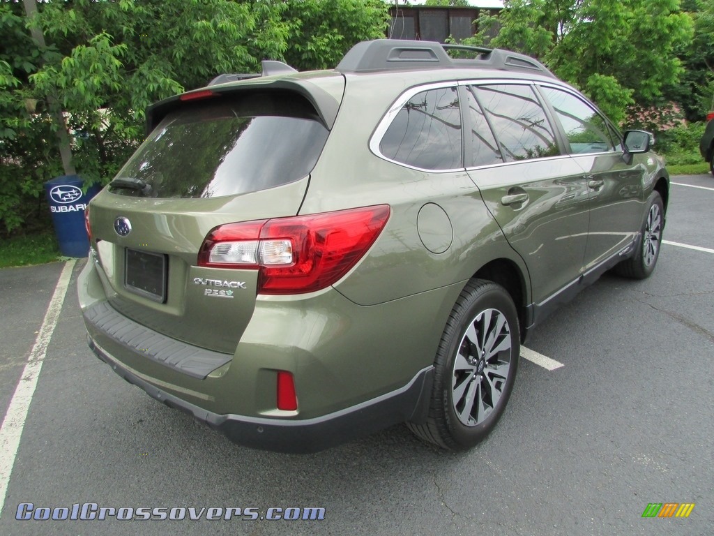 2017 Outback 2.5i Limited - Wilderness Green Metallic / Warm Ivory photo #6