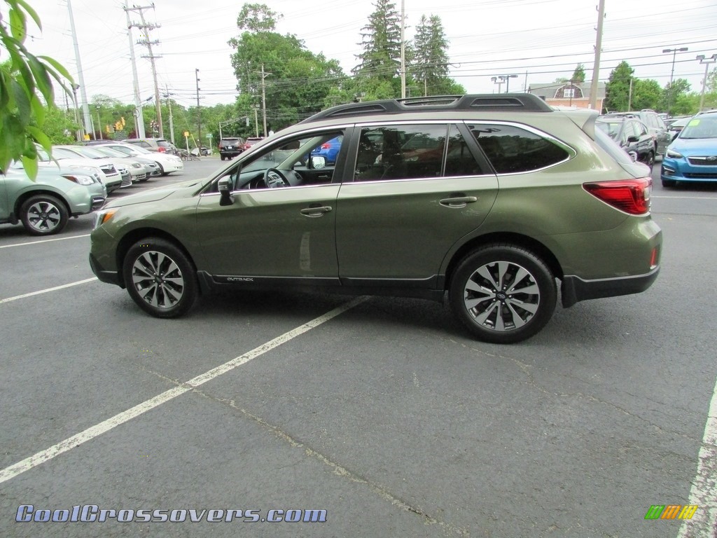 2017 Outback 2.5i Limited - Wilderness Green Metallic / Warm Ivory photo #9