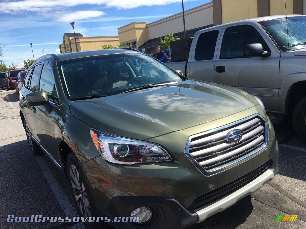 2017 Outback 2.5i Touring - Wilderness Green Metallic / Java Brown photo #43
