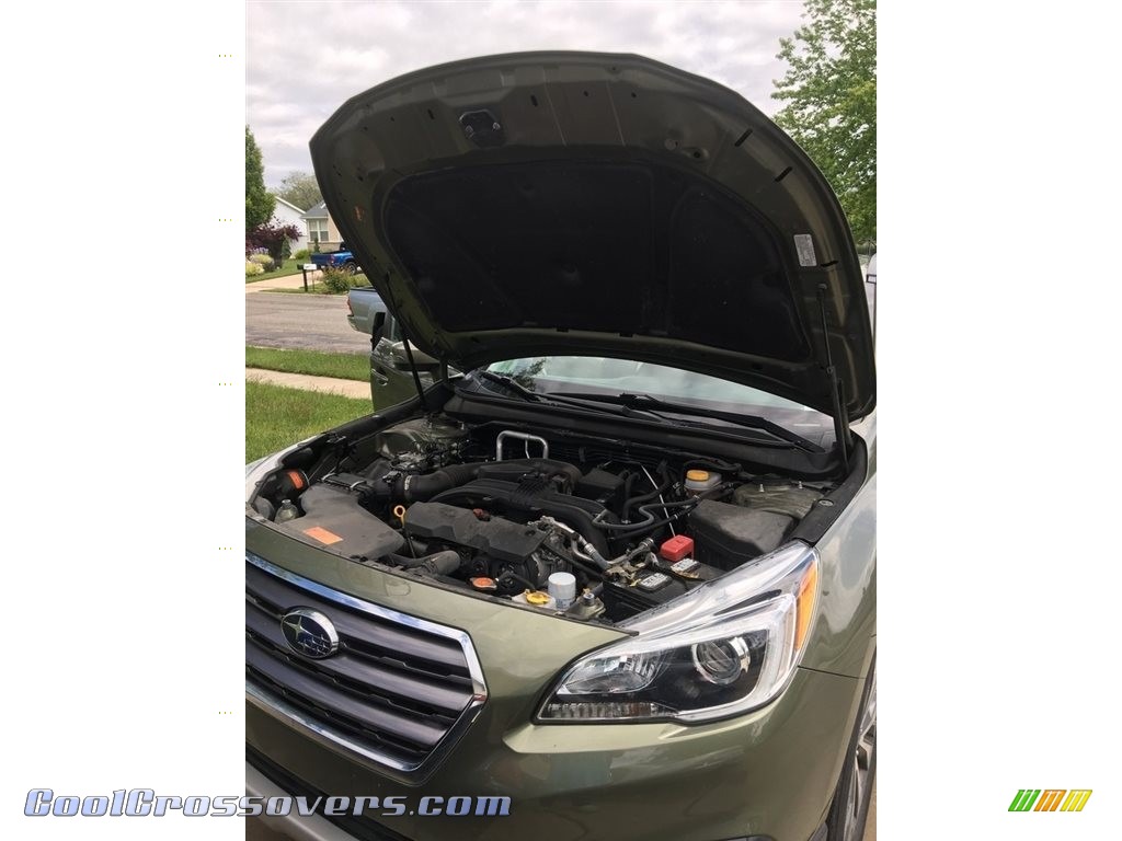 2017 Outback 2.5i Touring - Wilderness Green Metallic / Java Brown photo #46