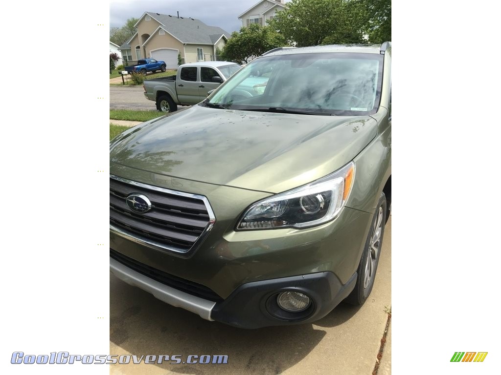 2017 Outback 2.5i Touring - Wilderness Green Metallic / Java Brown photo #47